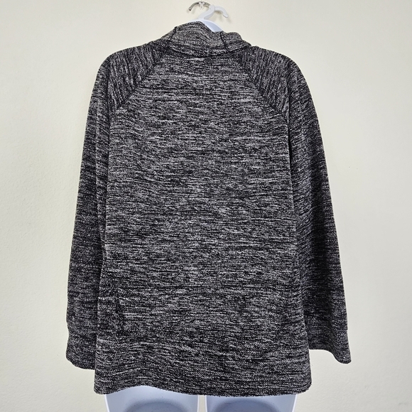 L.L. Bean Cozy Cowl Neck Sweater Gray Marled Knit Size S - Picture 4 of 9